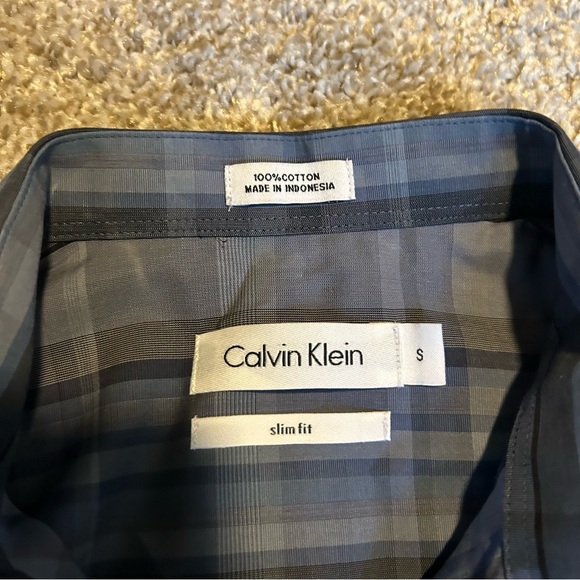 Calvin Klein - Plaid Dress Shirt - Picture 2 of 2